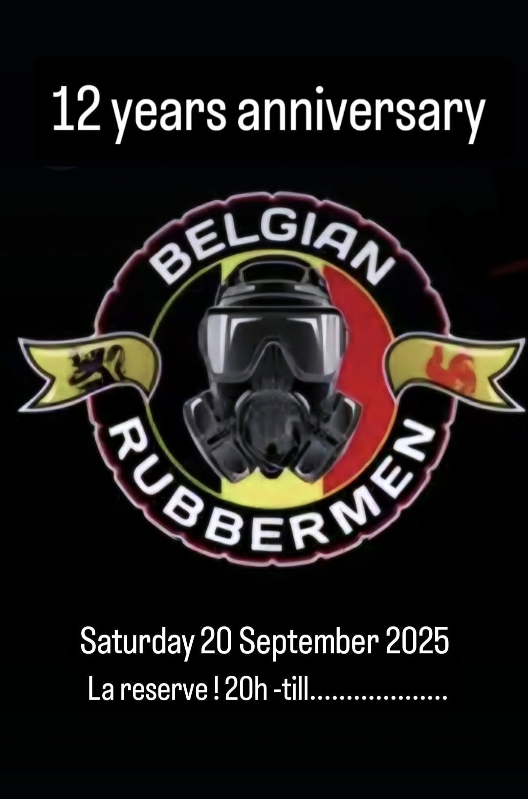 12 years anniversary Belgian Rubbermen