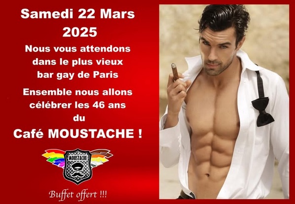 46 ans du Café Moustache • Agenda