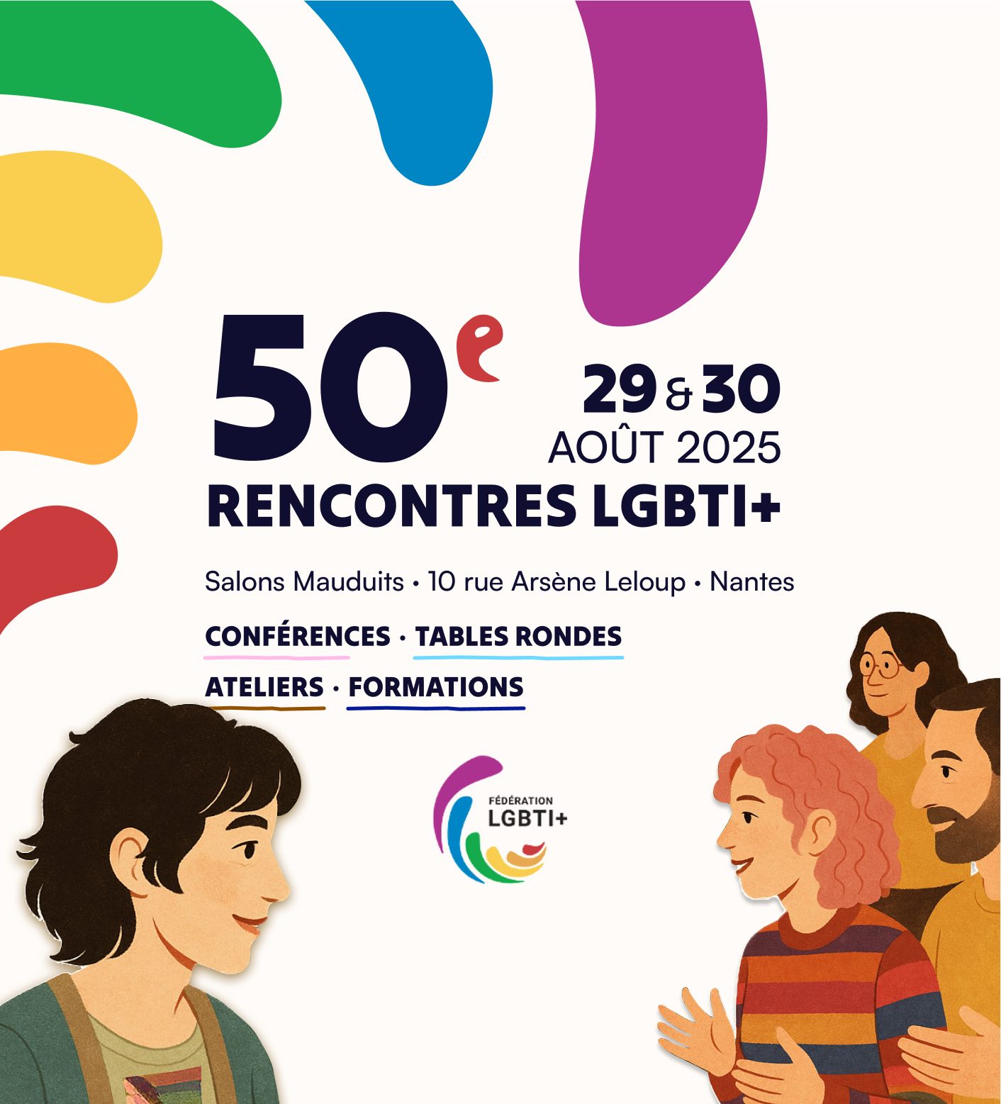 50e Rencontres LGBTI+ • Agenda