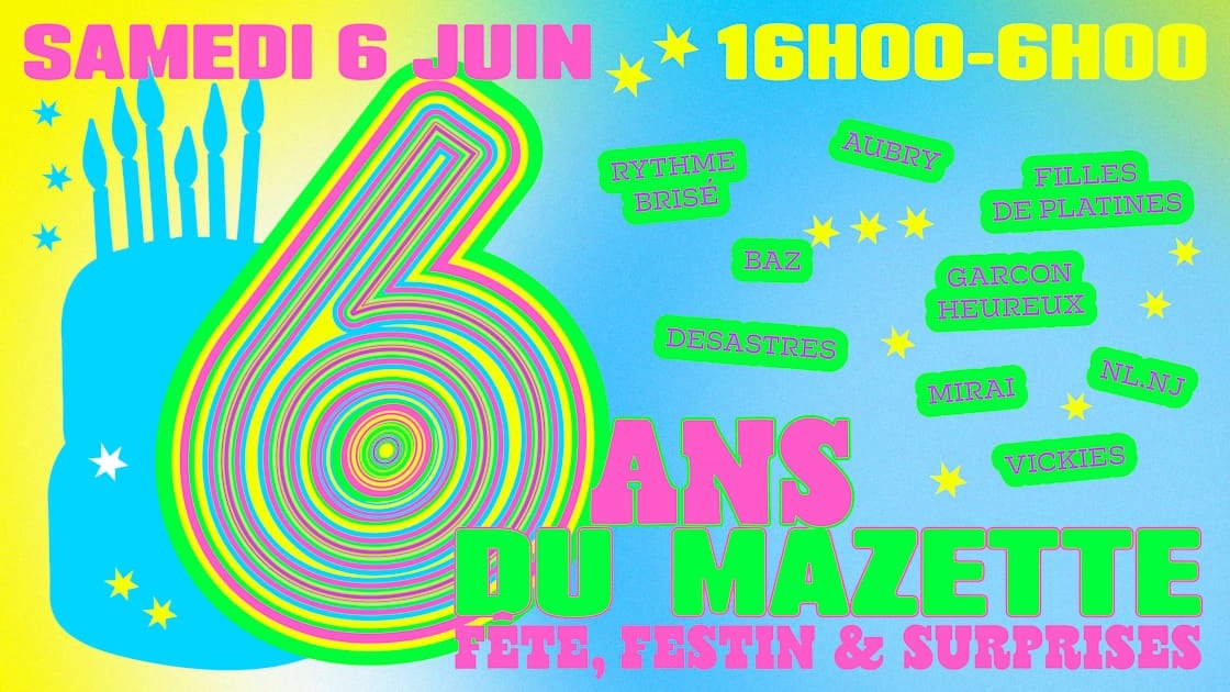 6 ans du Mazette