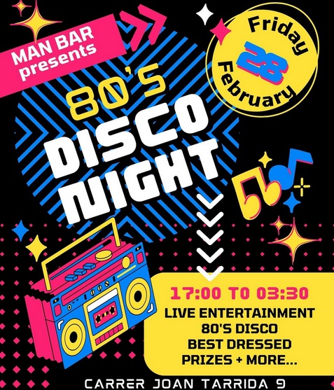 80's disco night
