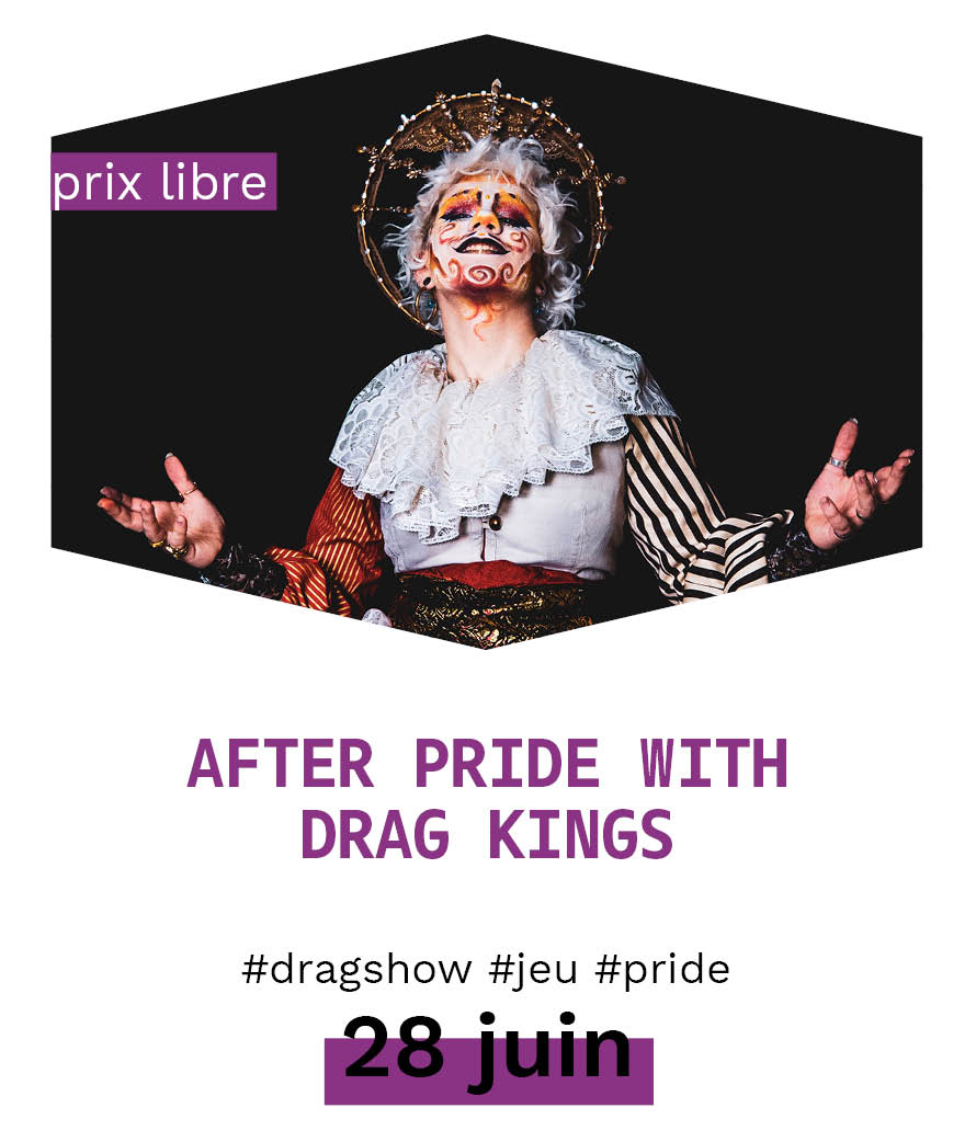 After Pride with drag kings • Agenda
