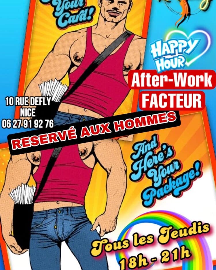 Afterwork facteur • Agenda