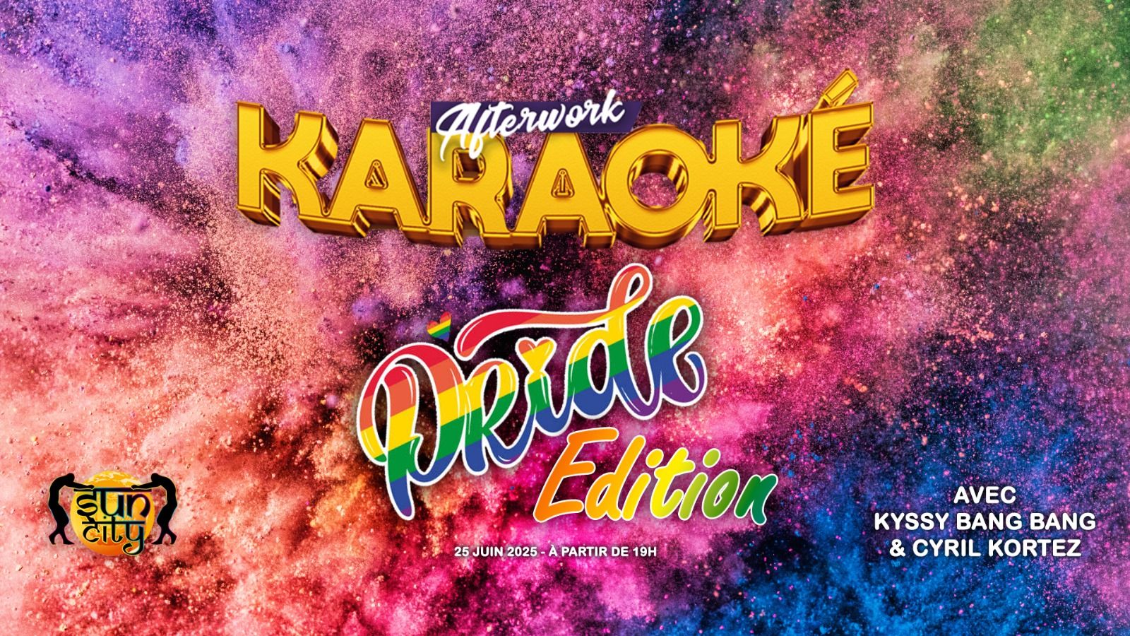 Afterwork karaoké Pride Edition • Agenda