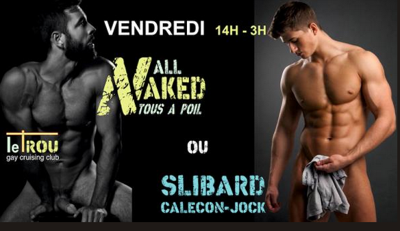 All naked - tous à poil ! ou slibard - caleçon • Agenda