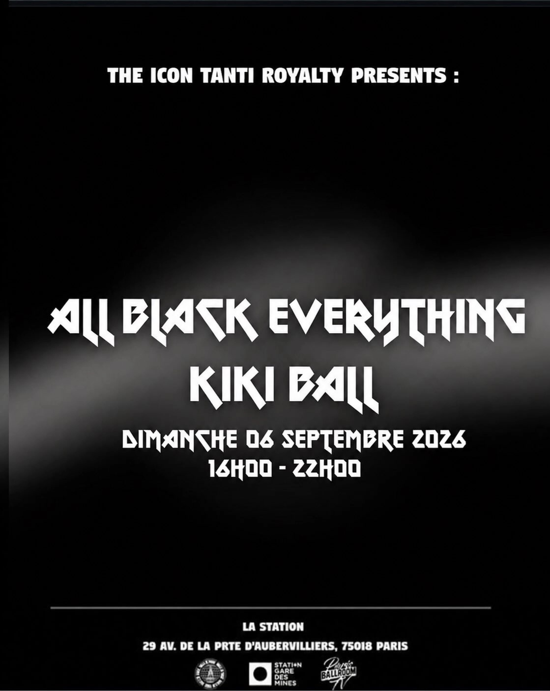 Allblack kiki ball