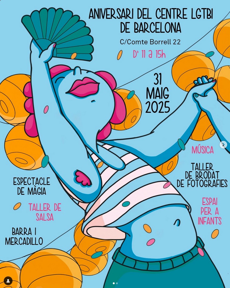 Anniversaire centre LGBTI Barcelone • Agenda