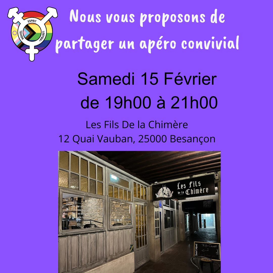 Apéro convivial • Agenda