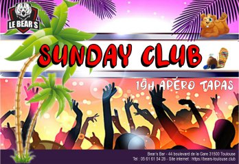 Apéro tapas-sunday club • Agenda