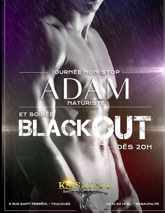 Après-midi Adam - soirée black out Adam