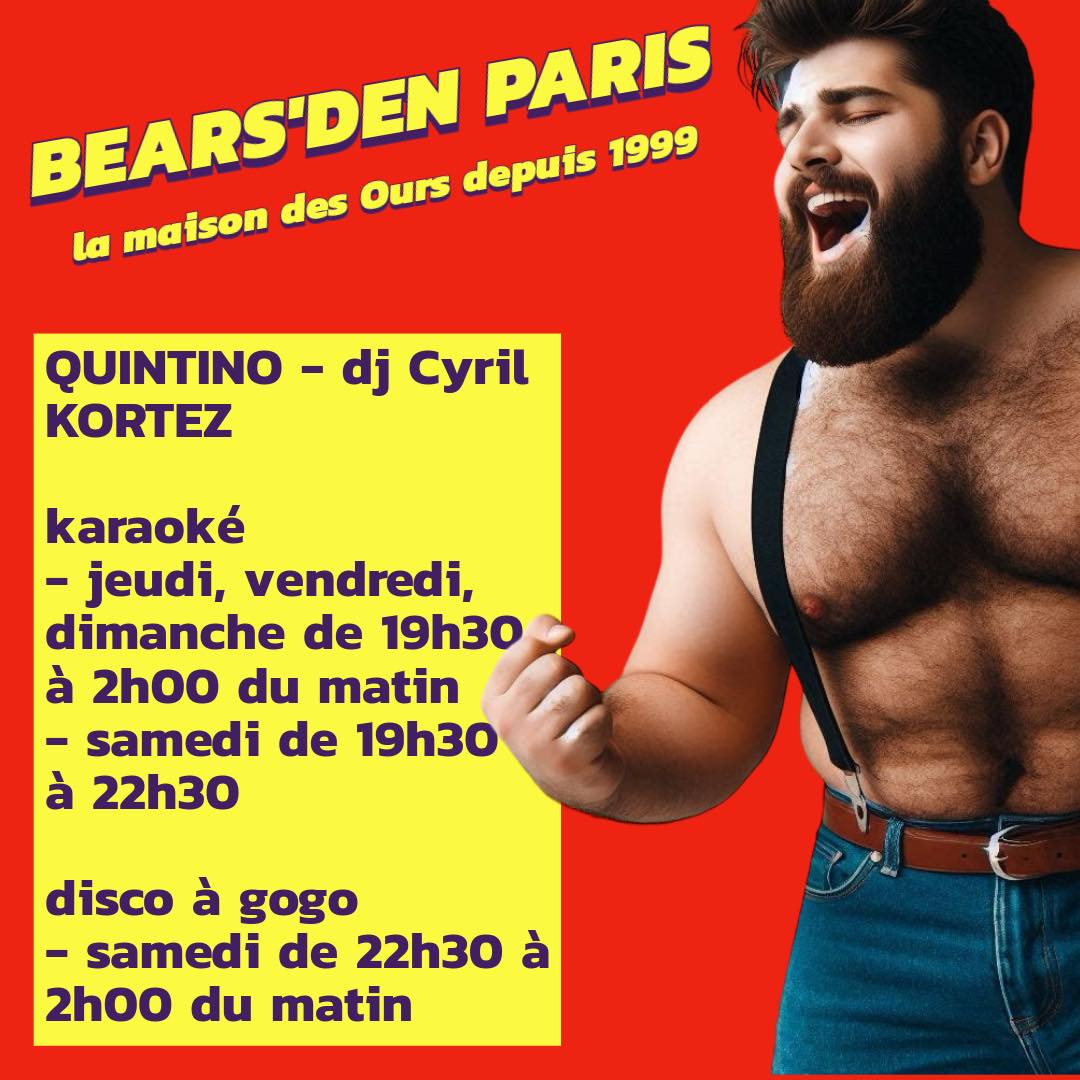 Bear karaoké • Agenda