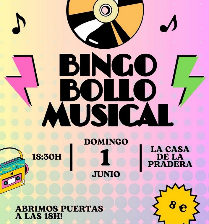 Bingo bollo musical • Agenda