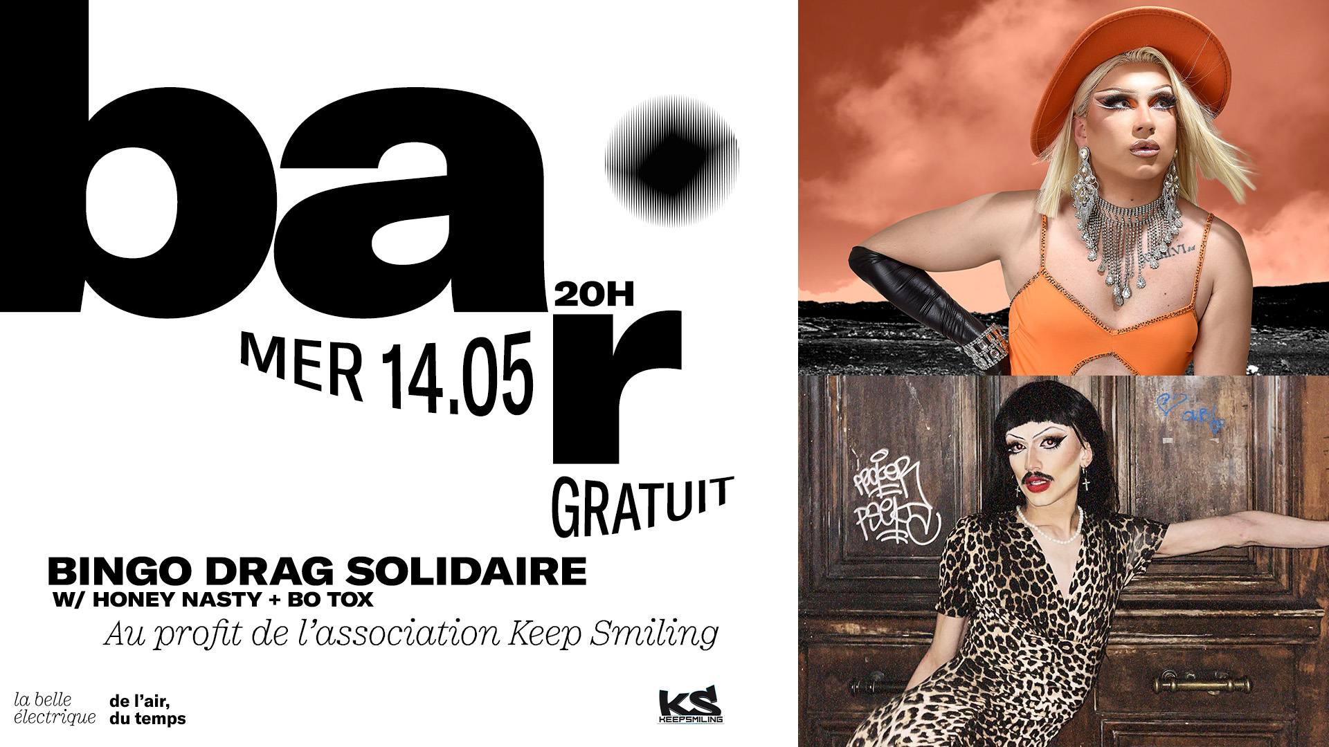 Bingo drag • Agenda