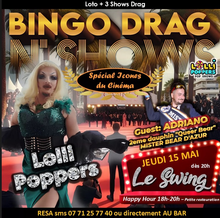 Bingo drag n'shows • Agenda