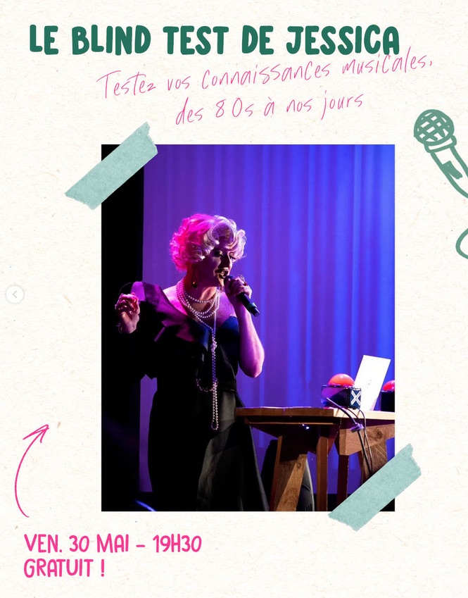 Blind test de Jessica • Agenda
