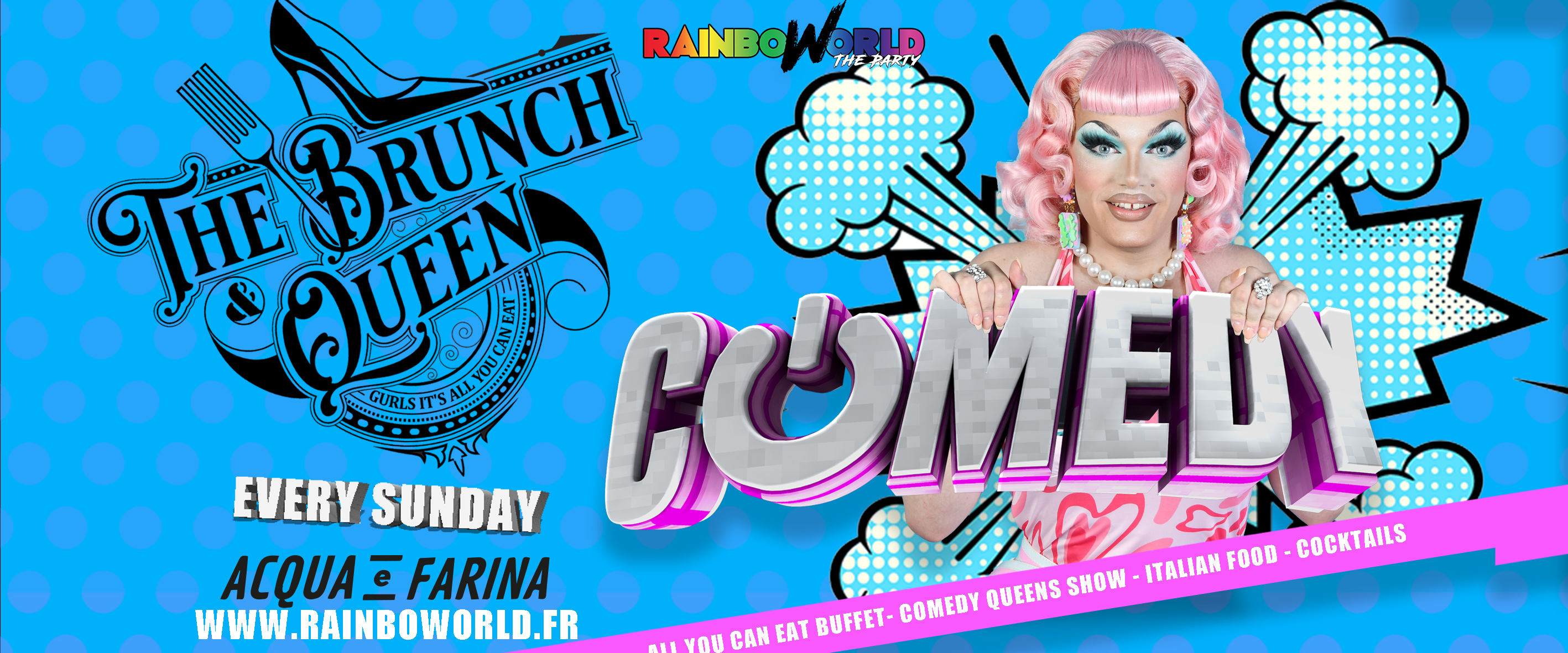 Brunch and queen comedy
