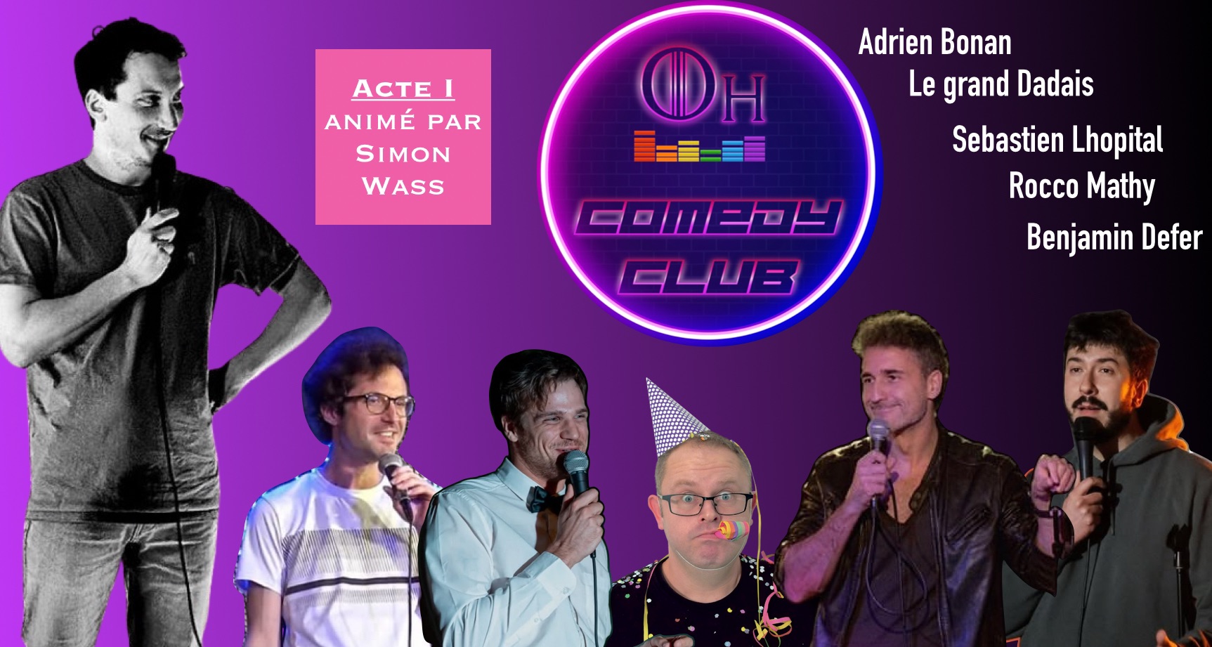 Comedy Club • Agenda