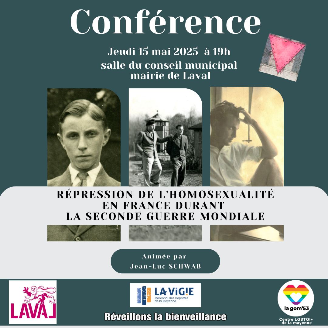 Conférence Répression de l'homosexualité en France durant la Seconde Guerre mondiale • Agenda