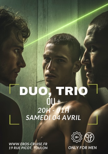 Cruising 14h-1h - duo, trio ou + dès 20h