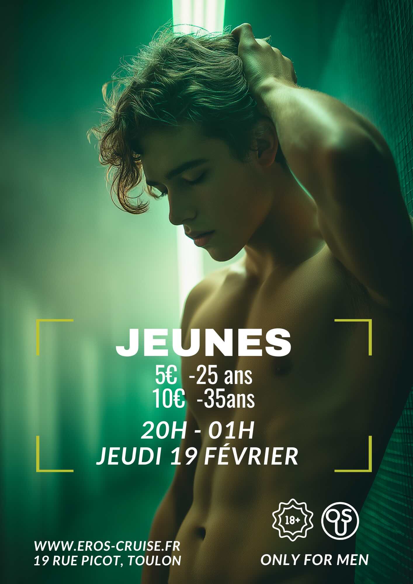 Cruising 14h-1h - soirée jeunes dès 20h