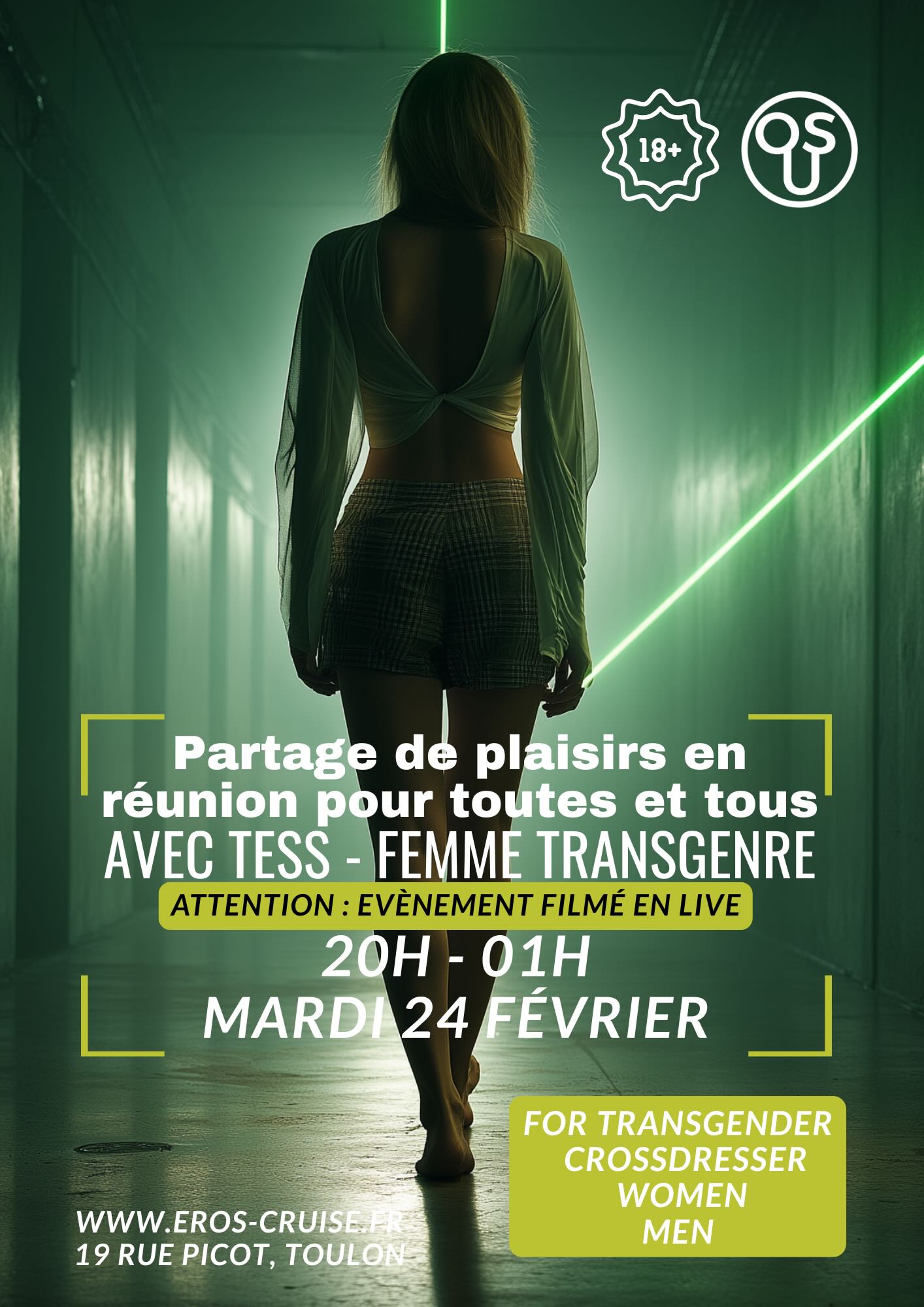 Cruising 14h-1h - soirée transgenre dès 20h