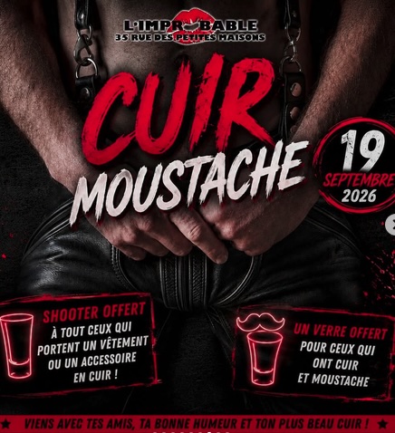 Cuir moustache
