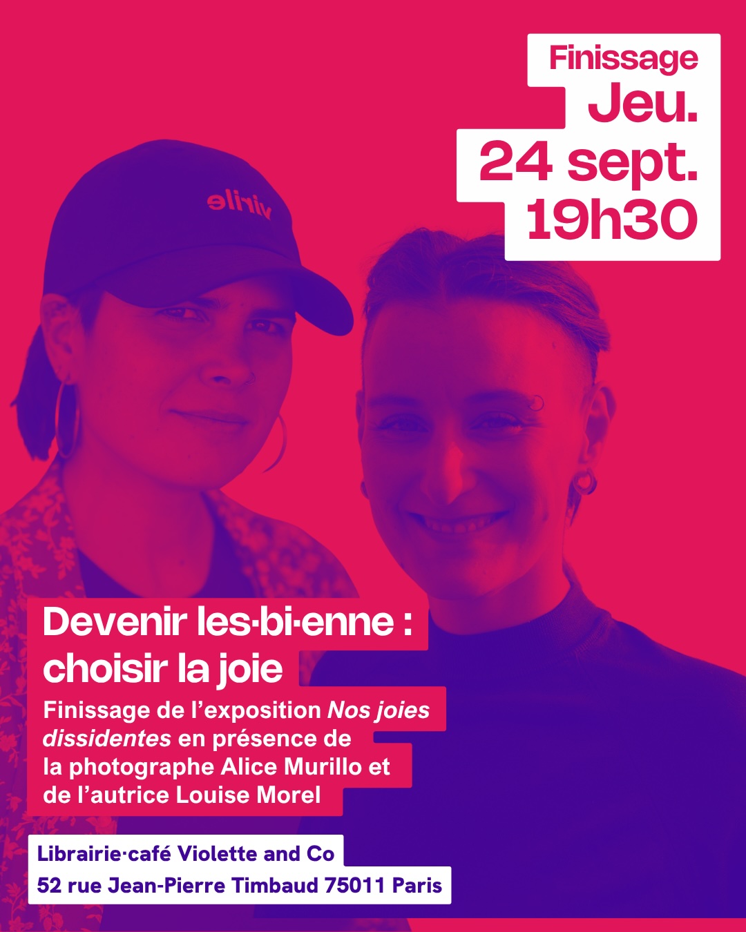 Devenir les·bi·enne : choisir la joie, finissage de l'exposition Nos joies dissidentes