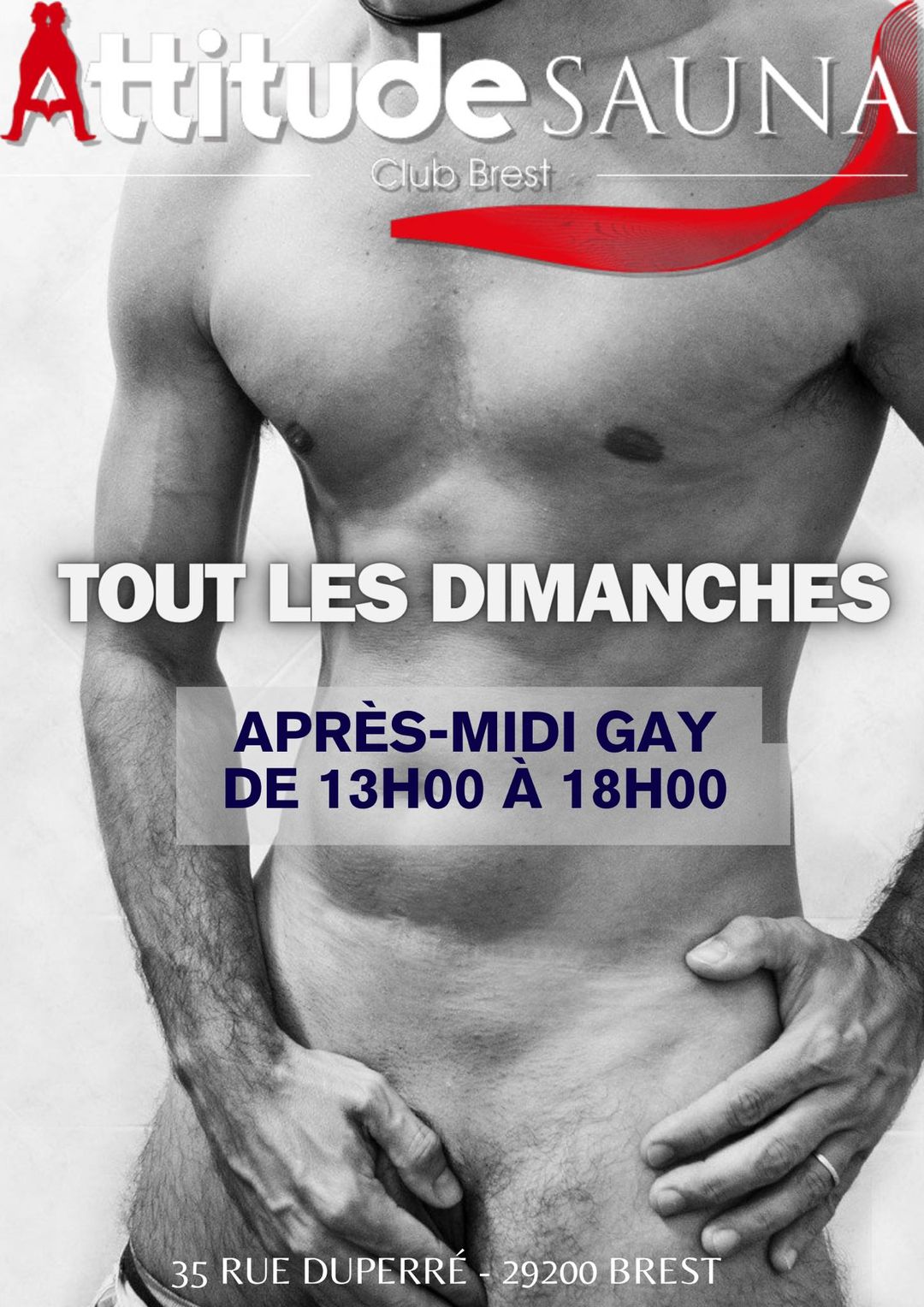 Dimanche gay 13h-18h puis toutes tendances 18h-1h