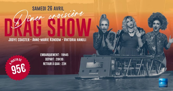 Dîner croisière - drag show • Agenda