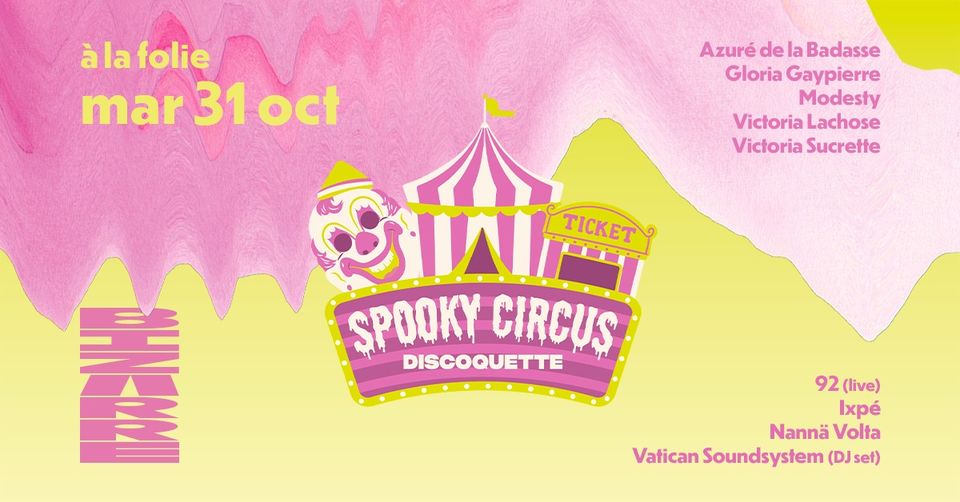 Discoquette spooky circus