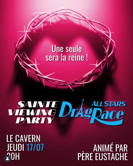Drag Race France all stars viewing party • Agenda