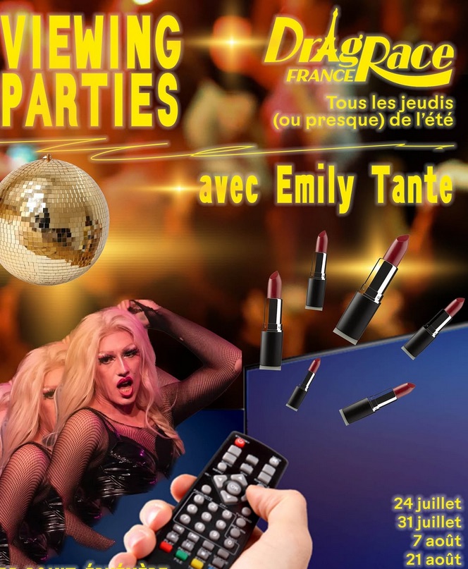 Drag Race France all stars viewing party • Agenda