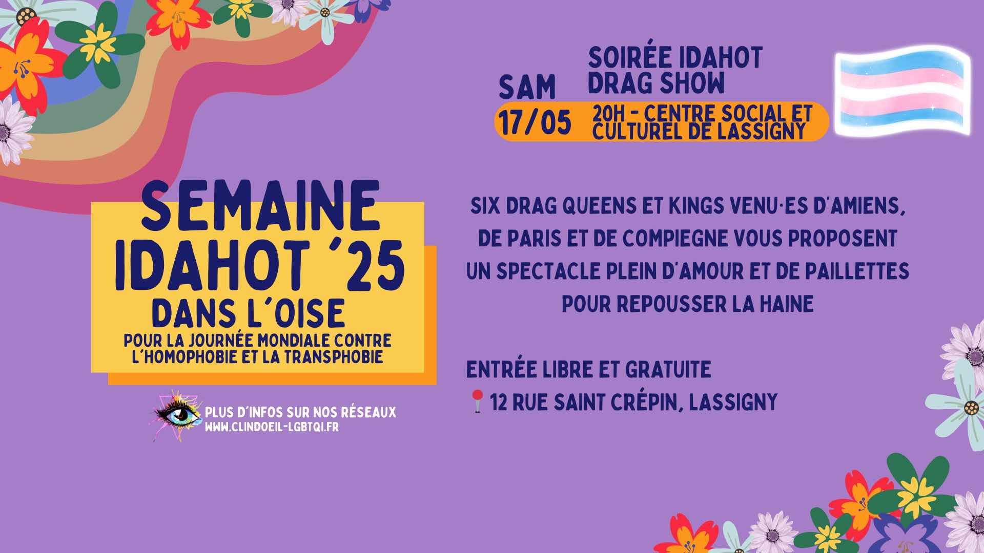 Drag show • Agenda