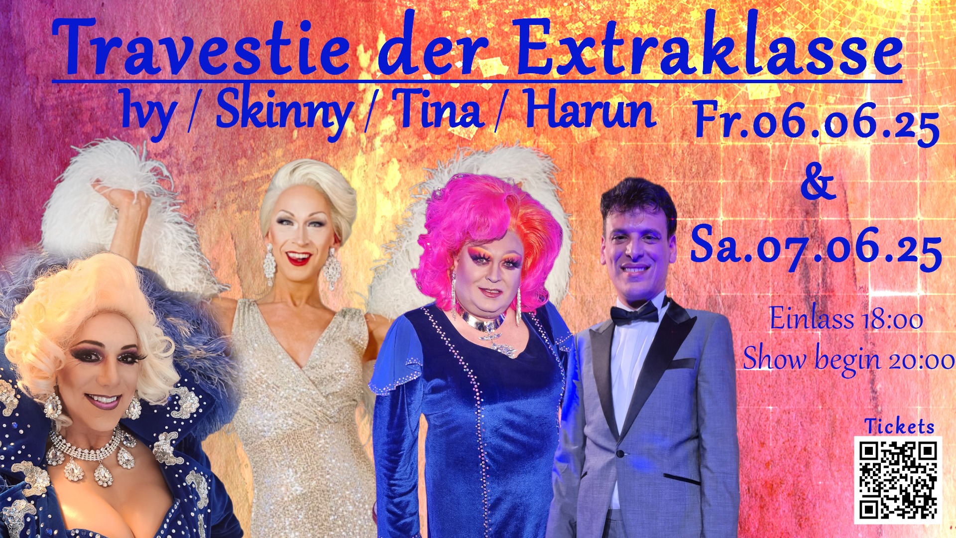 Drag show • Agenda