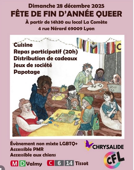 Fête de fin d'année queer