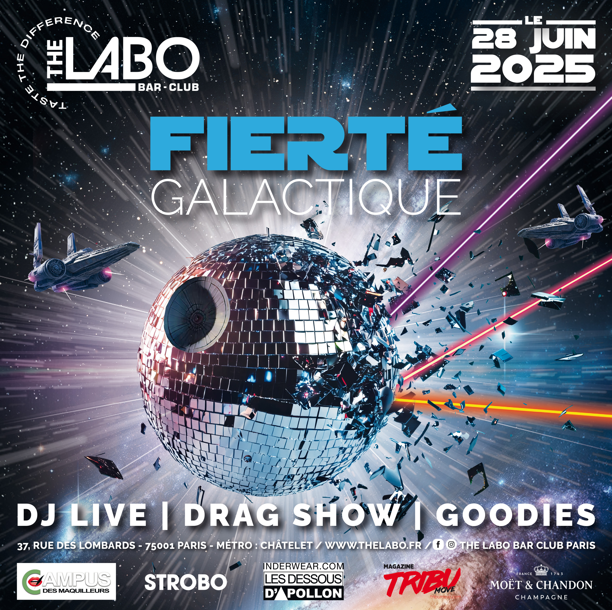 Fierté galactique • Agenda
