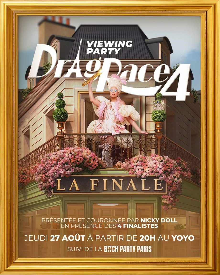 Finale Drag Race France 4 & couronnement par Nicky Doll
