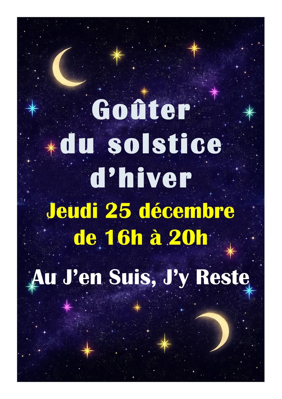 Goûter du solstice d'hiver