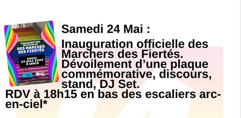 Inauguration des Marches des Fiertés • Agenda