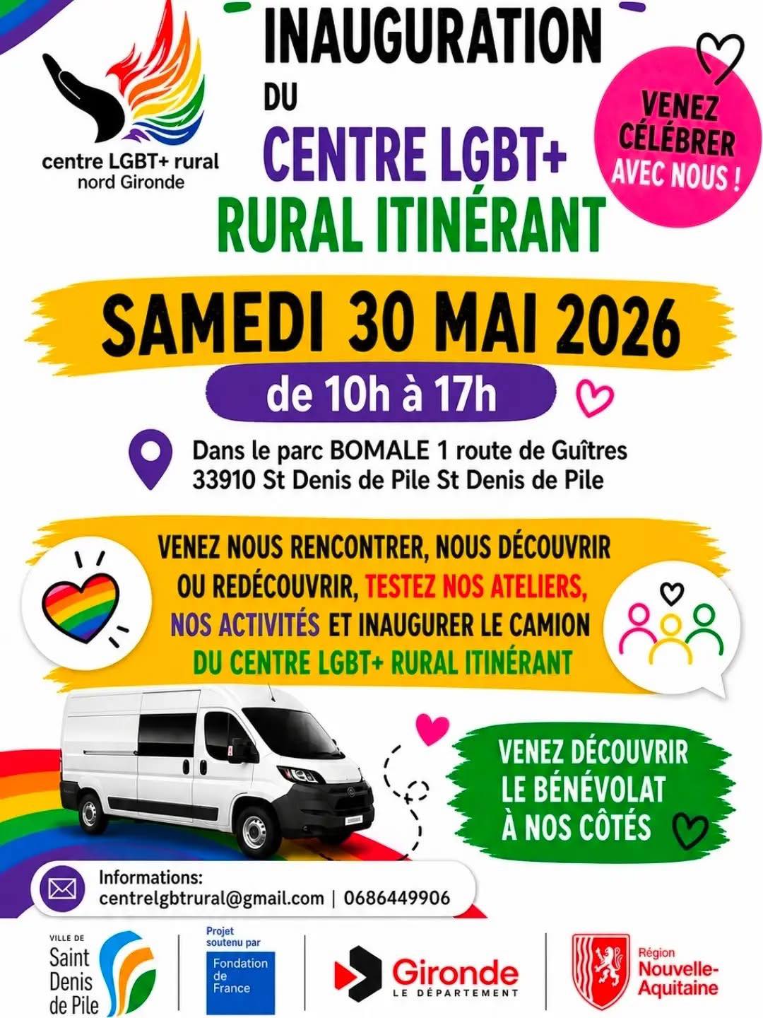 Inauguration du Centre LGBT+ Rural itinérant