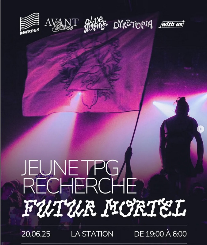 Jeune TPG recherche futur mortel • Agenda