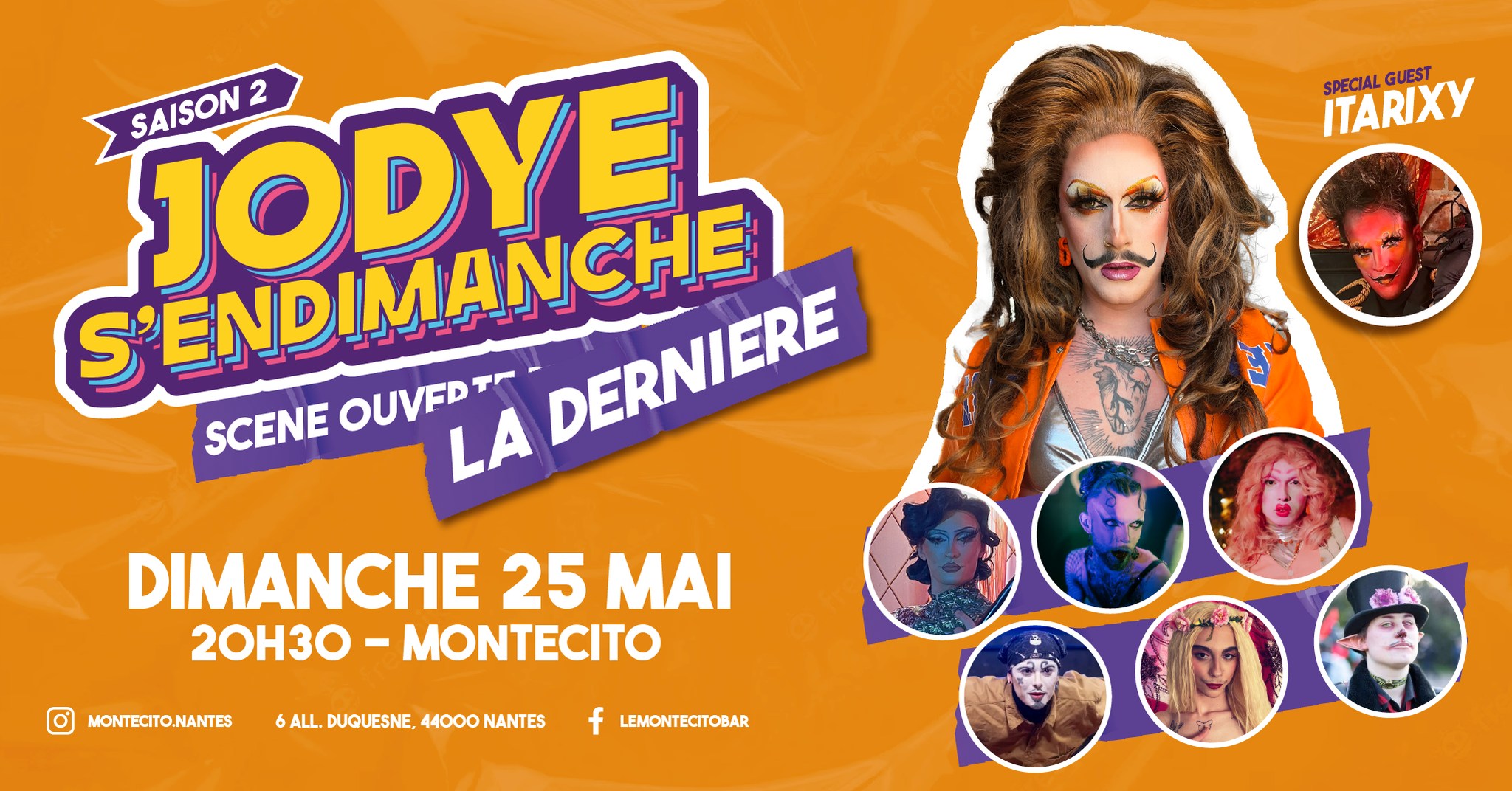 Jodye s'endimanche • Agenda