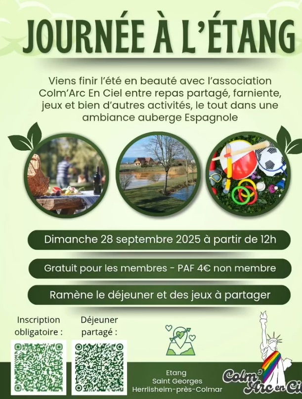 Journée à l'étang