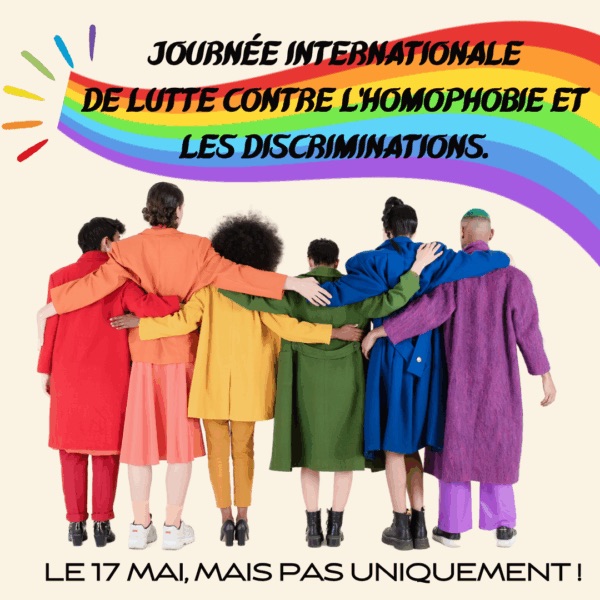 Journée Internationale de Lutte contre l'Homophobie et les Discriminations • Agenda
