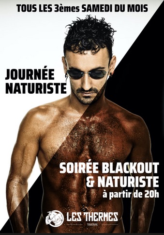 Journée naturiste - soirée black out & naturiste • Agenda