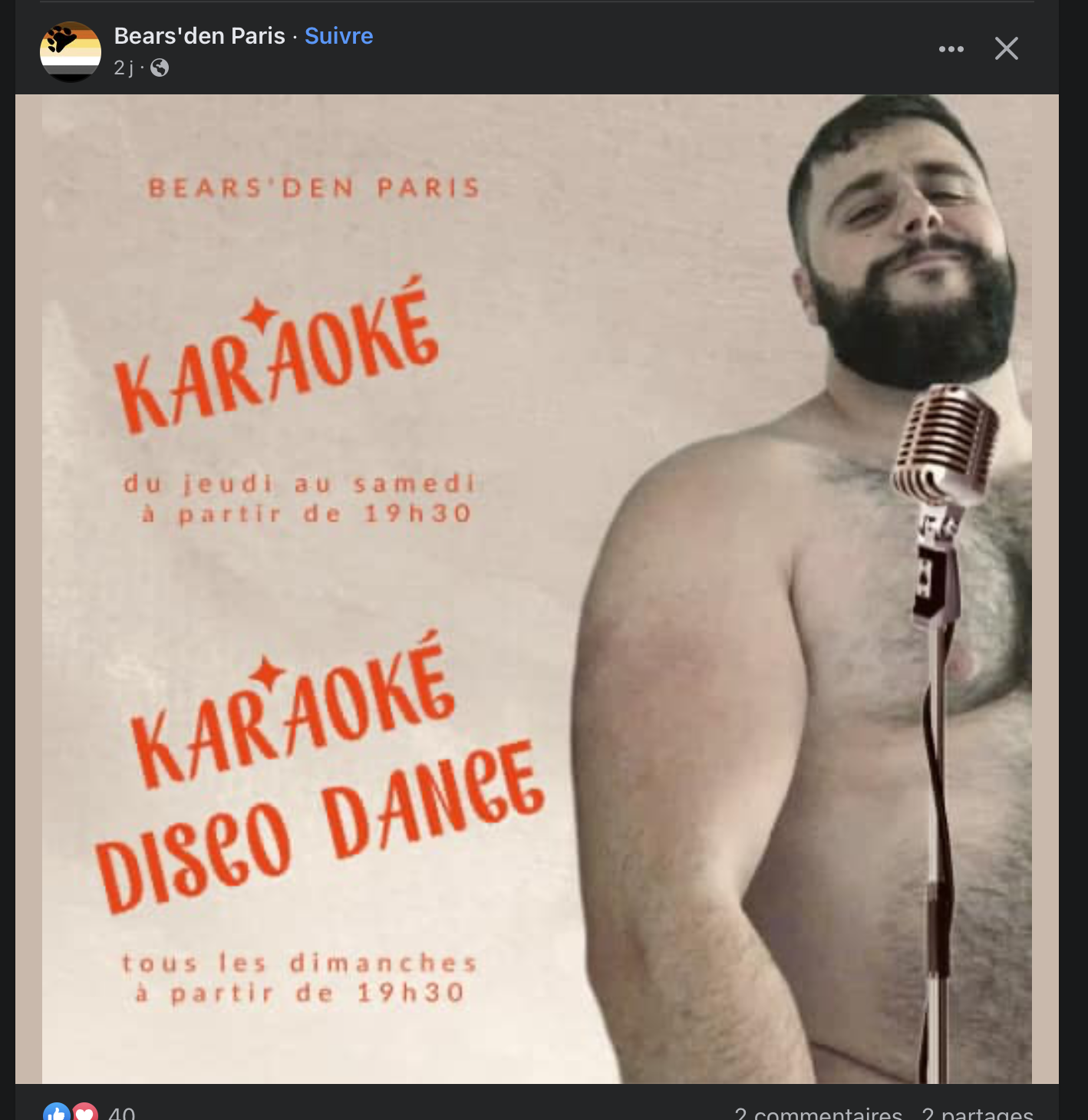 Karaoké disco dance • Agenda