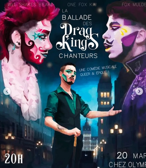 La Ballade des drag king chanteurs • Agenda