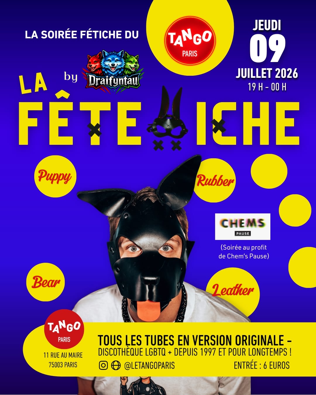 La fête iche - Soirée fétiche du Tango