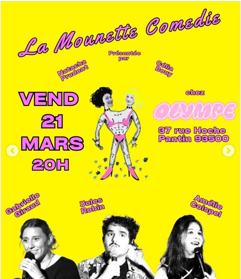 La Mounette Comédie • Agenda