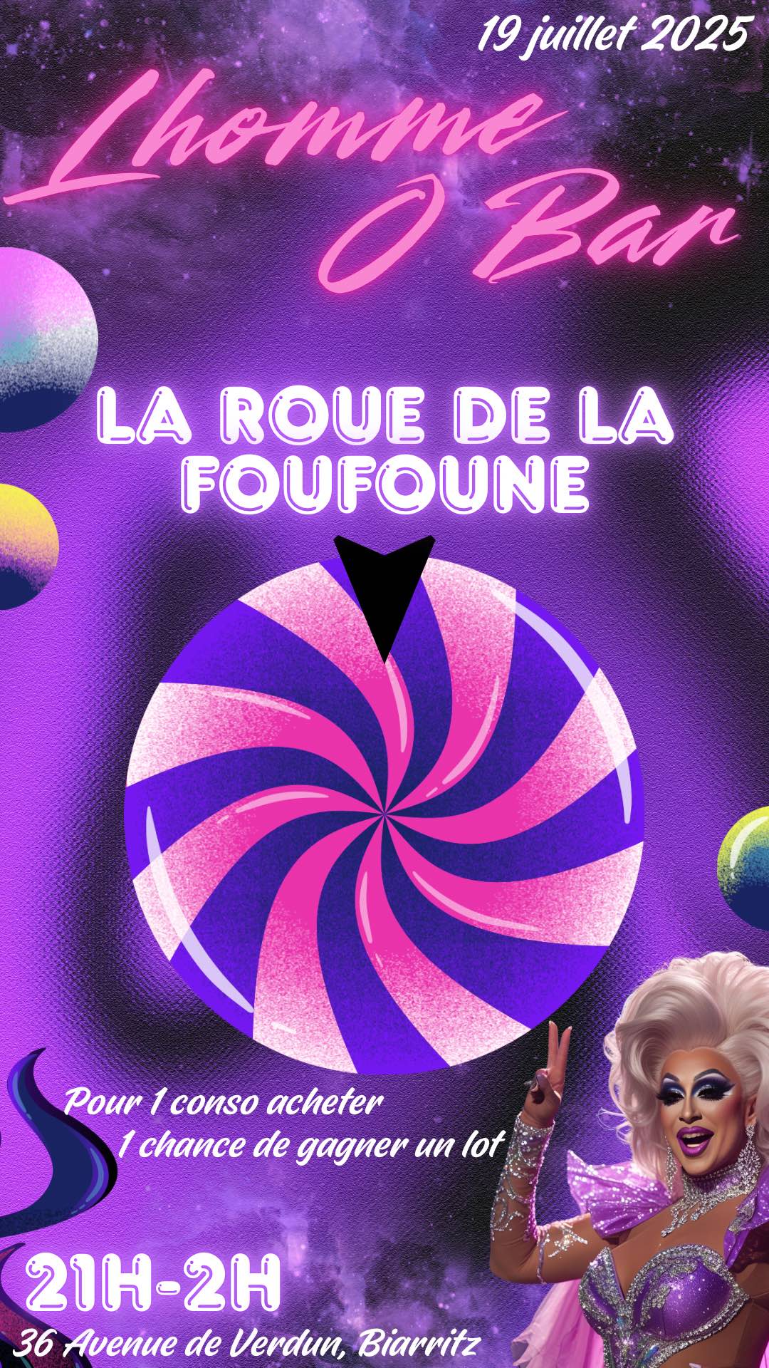 La Roue de la foufoune • Agenda